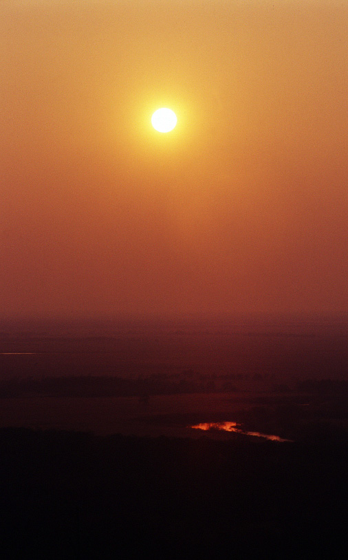 19_湿原の夕陽